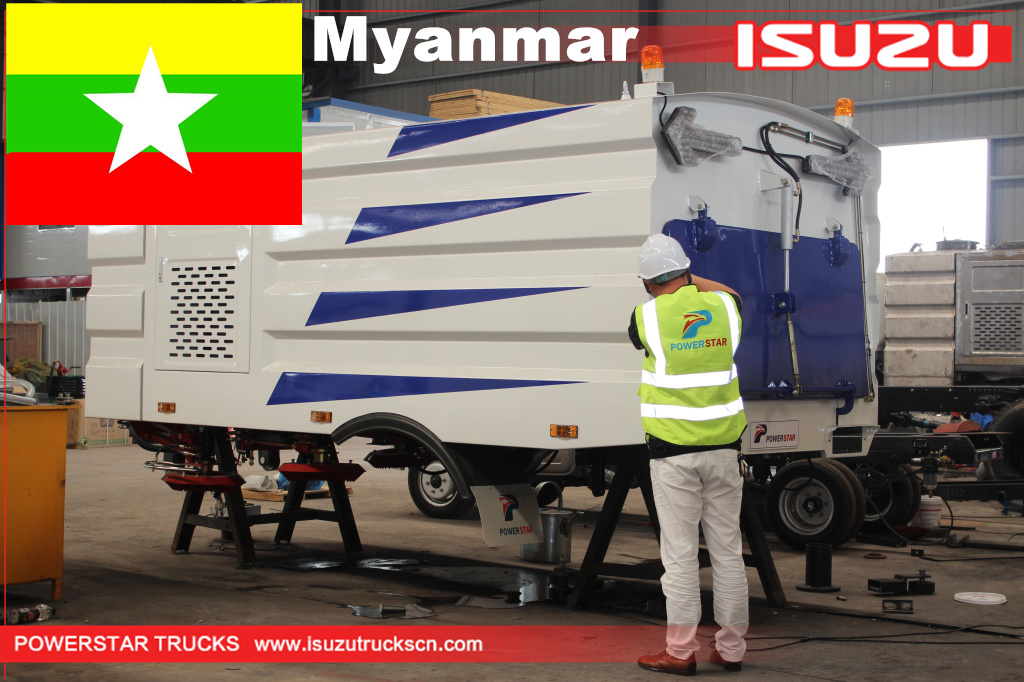 Road sweeper kit For Myanmar Sweeper trucks