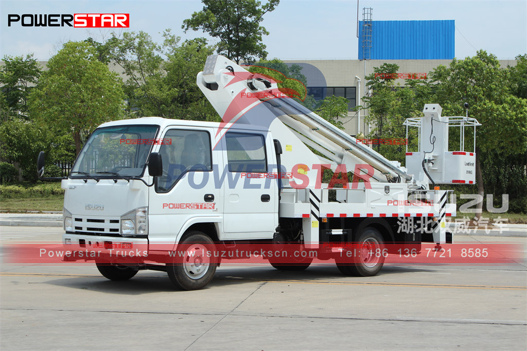 ISUZU 16m telescopic model Hydraulic Aerial Platform Truck Manual export Dubai