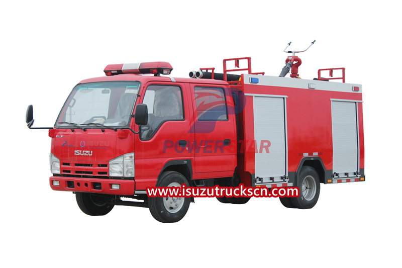 General information of isuzu 100P,600P,700P, FTR,FVR,FVZ fire truck