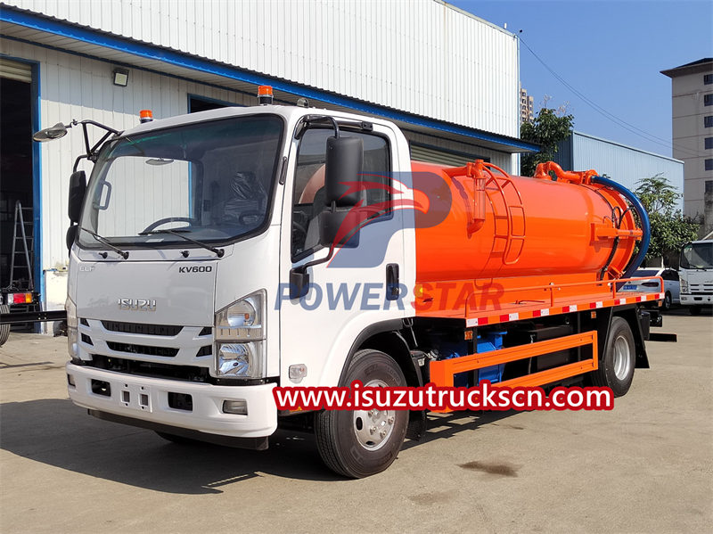Isuzu Sewage Dealing Tanker truck vacuum pump XD-420 specification and drawing