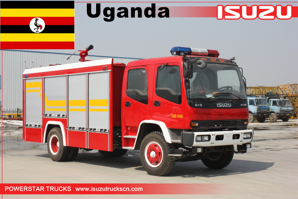 Uganda- 1 Unit of Isuzu Foam Water Fire truck