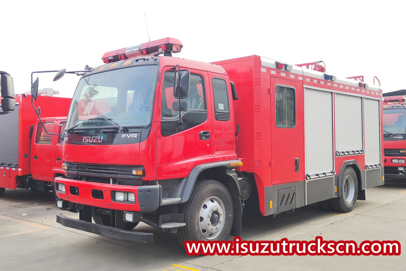 Russia Isuzu FVR Rescue Foam Fire Engine