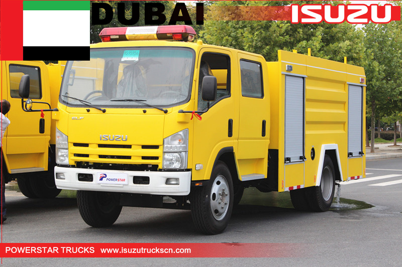 Isuzu chassis fire truck for Dubai