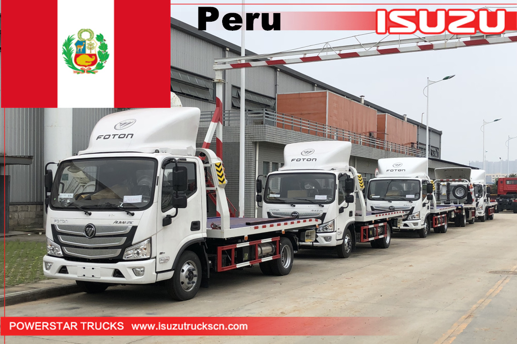 Peru - 5 units FOTON Wrecker Truck