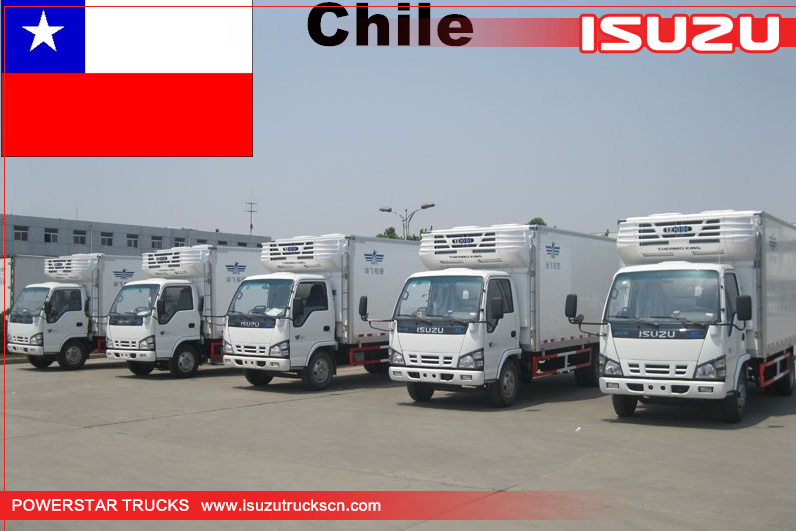 Chile - 6 Units Isuzu Refrigerated Van Trucks