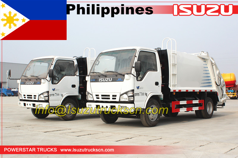 Manila City Compressd Garbage Truck Isuzu 3tons
