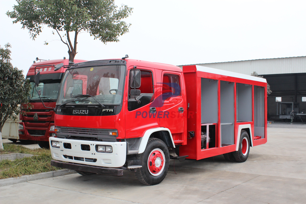 How to build quality Foam Fire ruck with ISUZU FTR truck chassis?