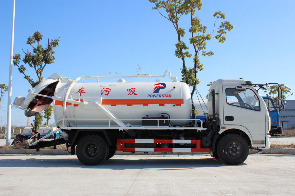 Best waste water suction truck Isuzu septic tanker from Powerstar trucks
