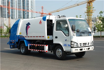 Japanese Isuzu 5m3 rubbish truck, garbage truck for sale,garbage compactor