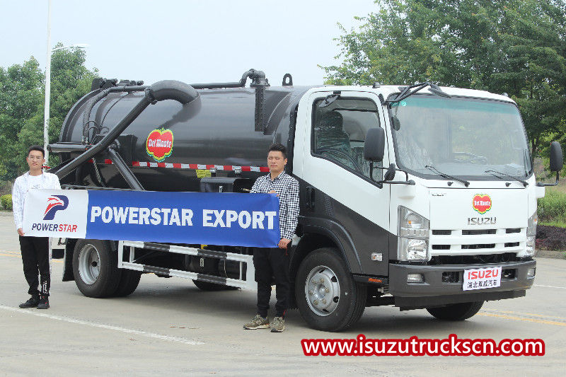 Philippines Del Monte Sewage Suction Truck Vacuum Tanker for sale