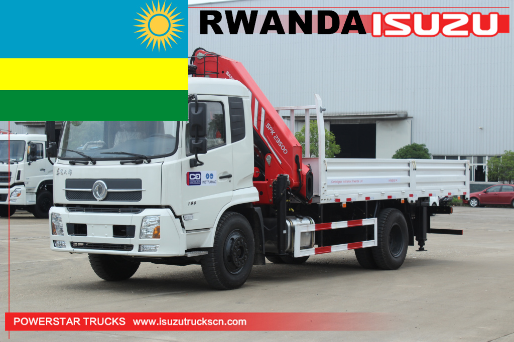 Rwanda - 1unit Cargo truck crane Palfinger SPK23500