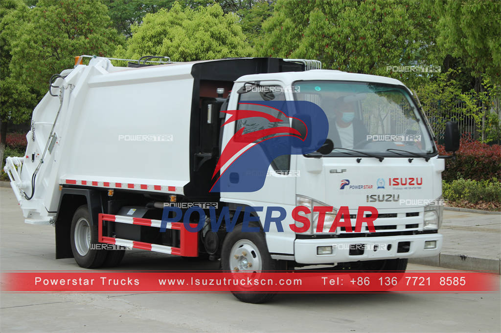 Jamaica - 1 unit ISUZU garbage compactor and 1 unit ISUZU dump truck exported