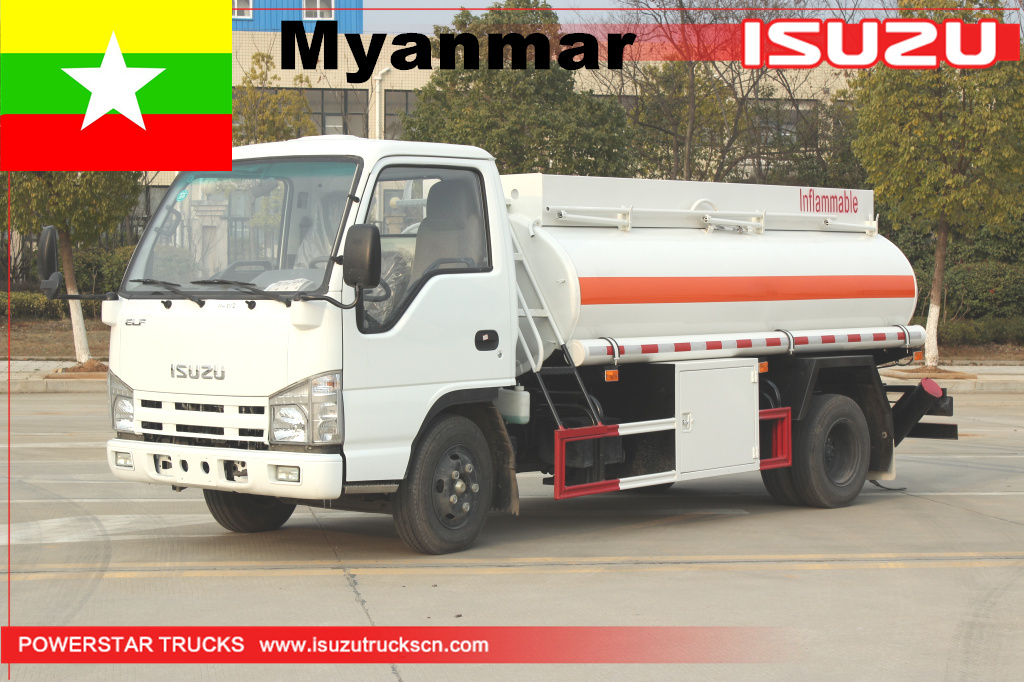 Myanmar - 1 unit Fuel Tanker Truck ISUZU