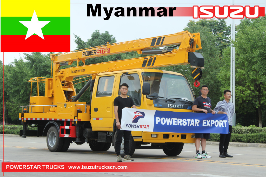 Myanmar - 1 unit ISUZU Manlifter Truck