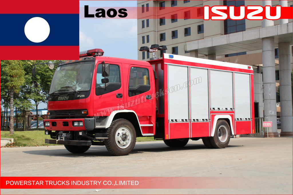 Rescue Fire Truck for LAOS Tour spots