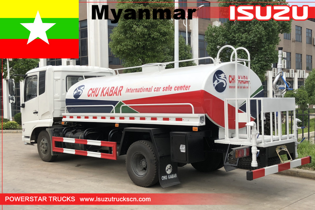 Myanmar - 2 units of Dongfeng Water Bowser