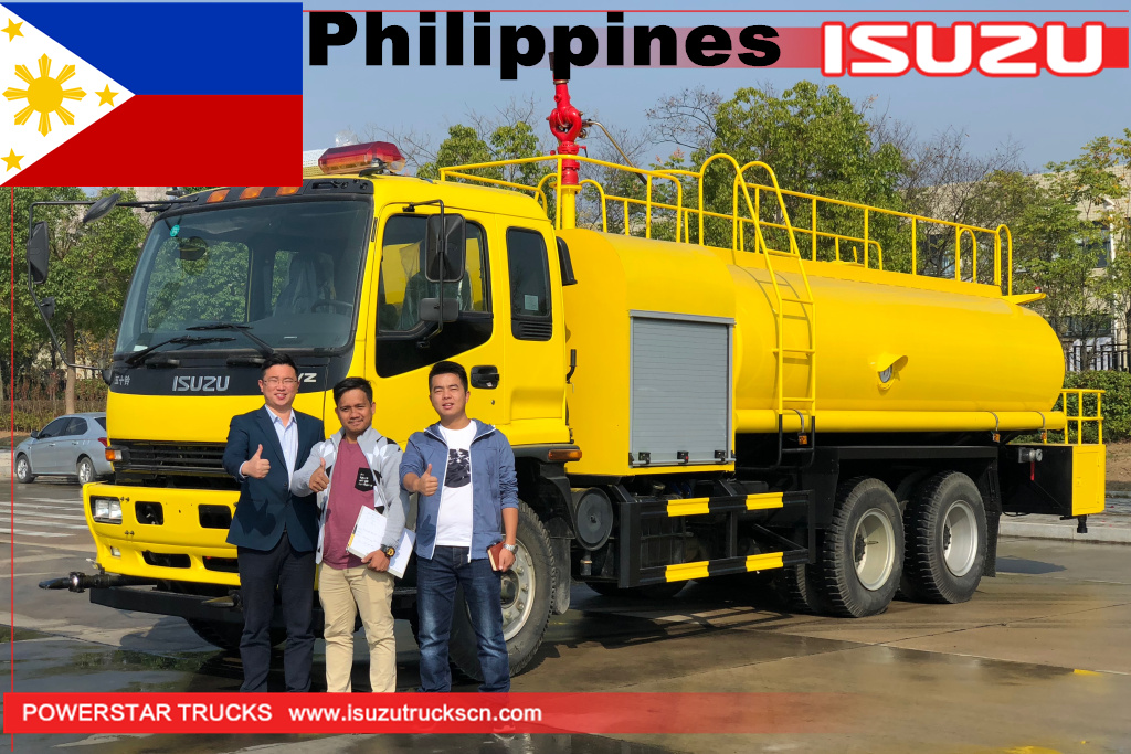 Philippines - 1 unit ISUZU Water Fire Tanker truck