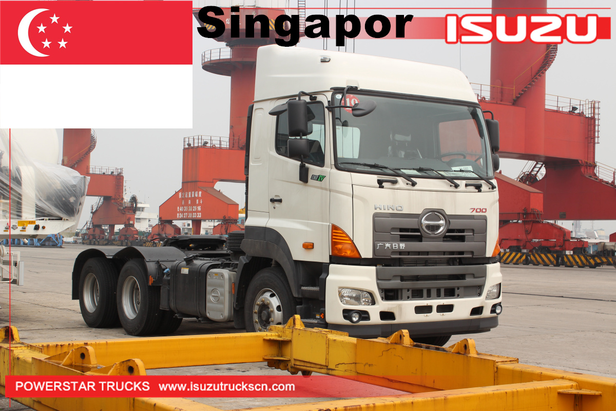 Singapore - 100 Units GAC Hino Prime Mover and Cement trailer
