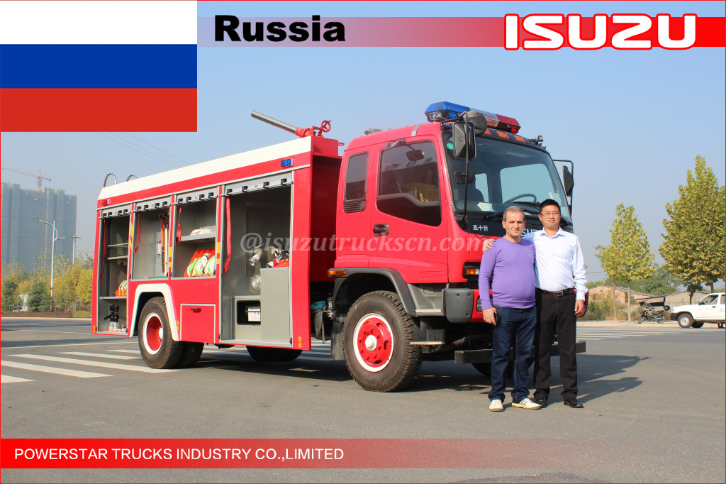 Foam Fire Engine for Russian
