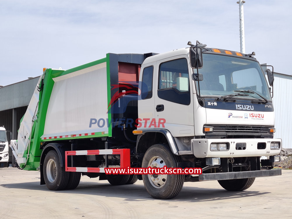 How to replace rear compactor truck hydraulic oil pipelines?