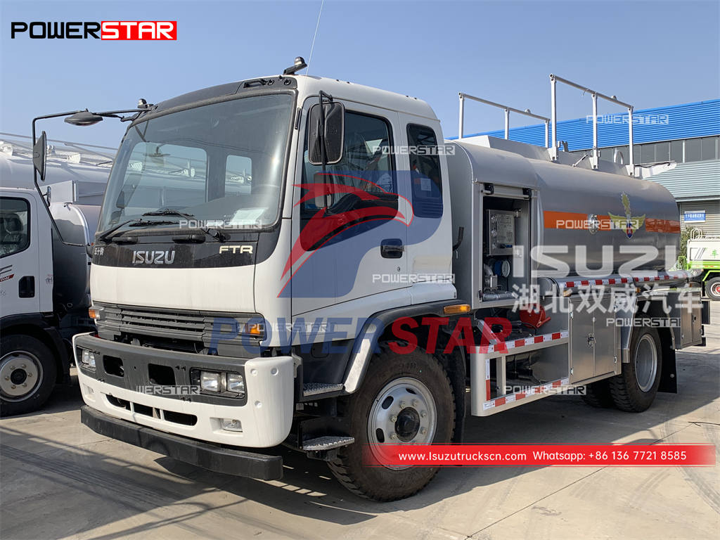 Cambodia - ISUZU FTR 10000 liters aircraft refueling truck exported