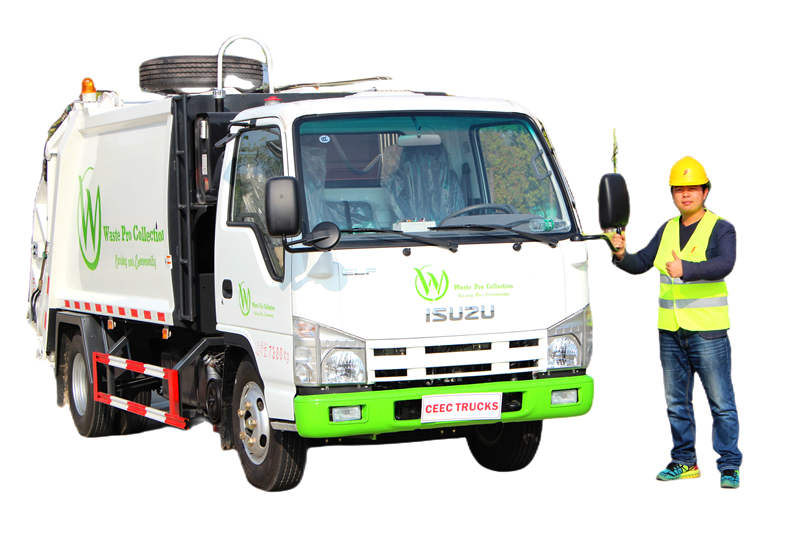 What is good isuzu 100P garbage compactor truck