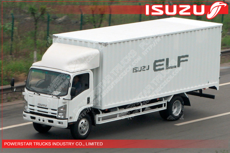 2015 hot sale Isuzu ELF cargo van truck lorry vehicle for city transport