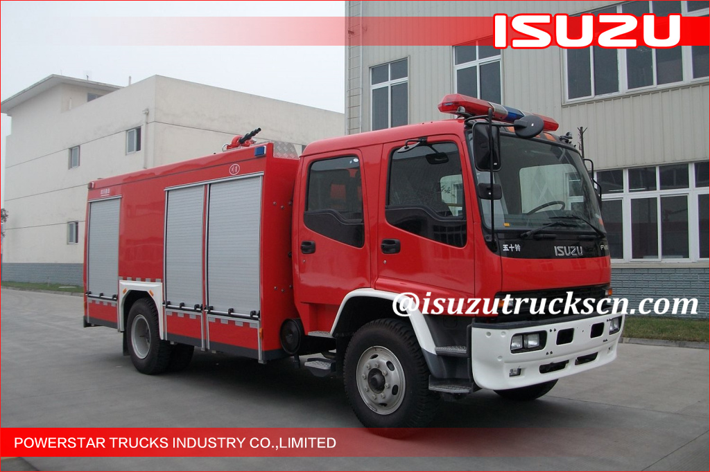 Brand new 5000L Isuzu FTR Chassis Water Fire Tender Vehicle