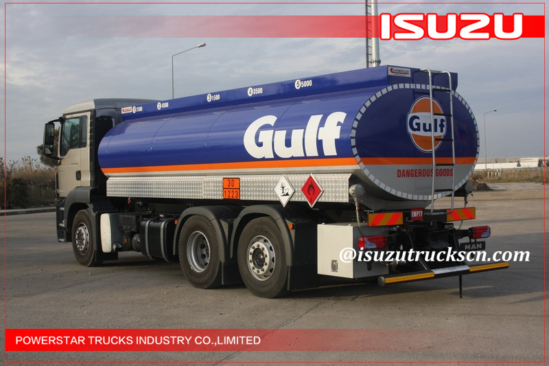 15000L Isuzu Carbon Steel Oil Tank Transportation for Light Petroleum/Diesel Delivery