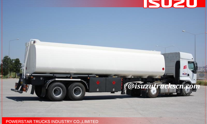 15000L Isuzu Carbon Steel Oil Tank Transportation for Light Petroleum/Diesel Delivery