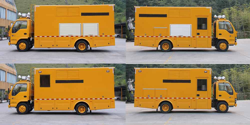 Isuzu brand emergency electric power supply vehicle