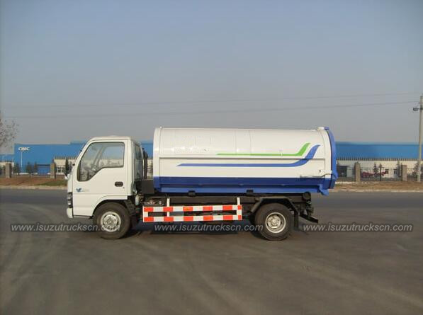 5cbm/m3 Isuzu Garbage Truck / Hook-Lift Truck / Waste Container Vehicle