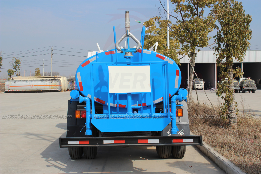 Japanese 7000L 8000L ELF Isuzu watering tanker cart street springkler truck