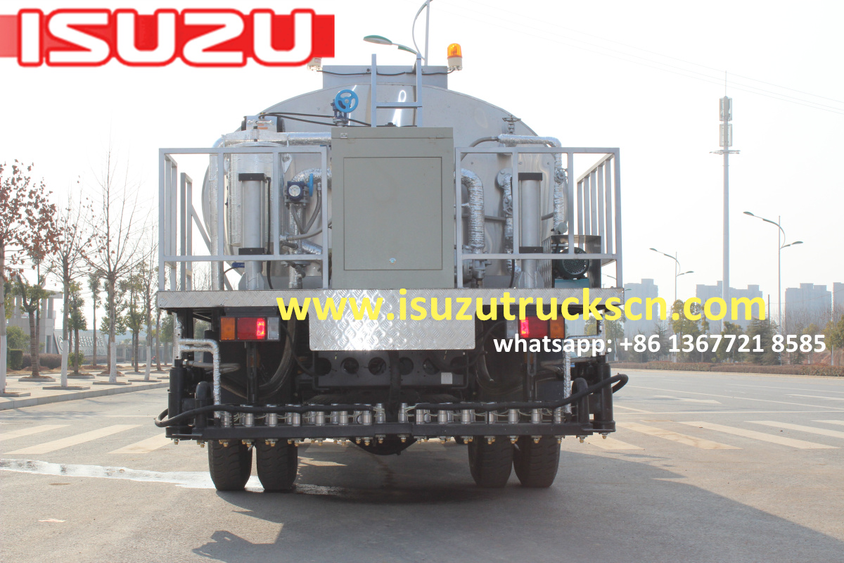 10000L Myanmar Japanese ISUZU FTR Automatic Bitumen Transportation Tank/Asphalt Transportation Tank Truck
