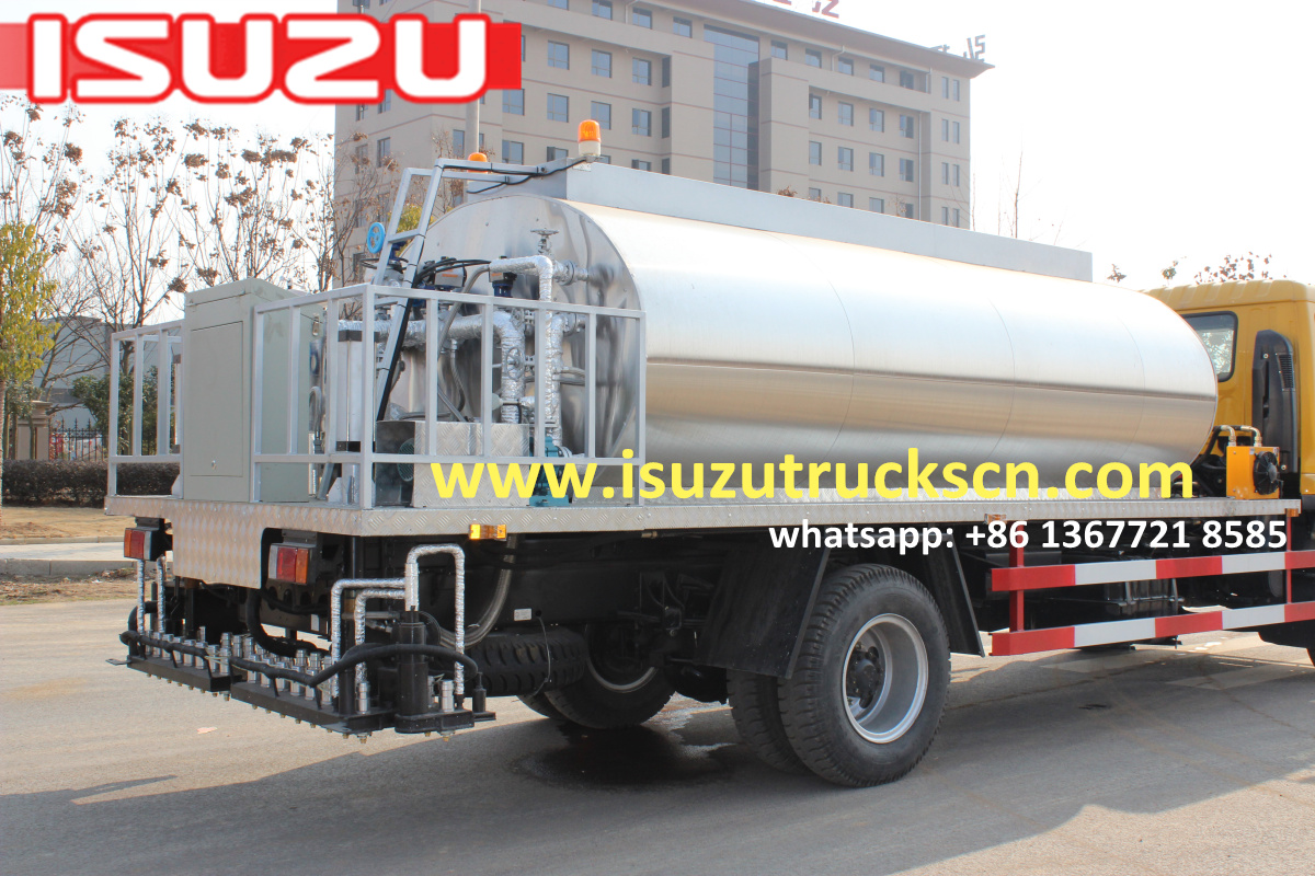 10000L Myanmar Japanese ISUZU FTR Automatic Bitumen Transportation Tank/Asphalt Transportation Tank Truck