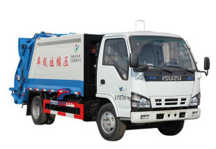 5tons city used garbage compactor truck Isuzu trucks