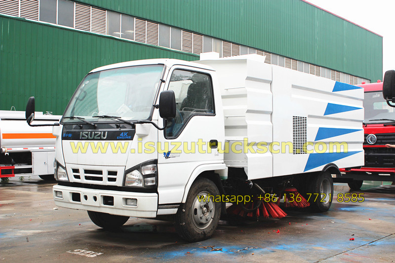 Philippines custom made 5tons street cleaning sweeper truck Isuzu