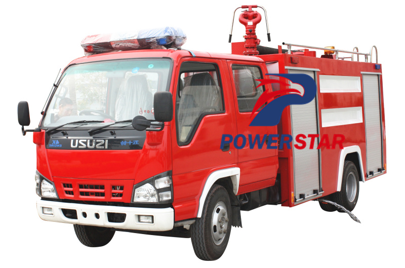 2,500L water fire vehicle Isuzu pictures