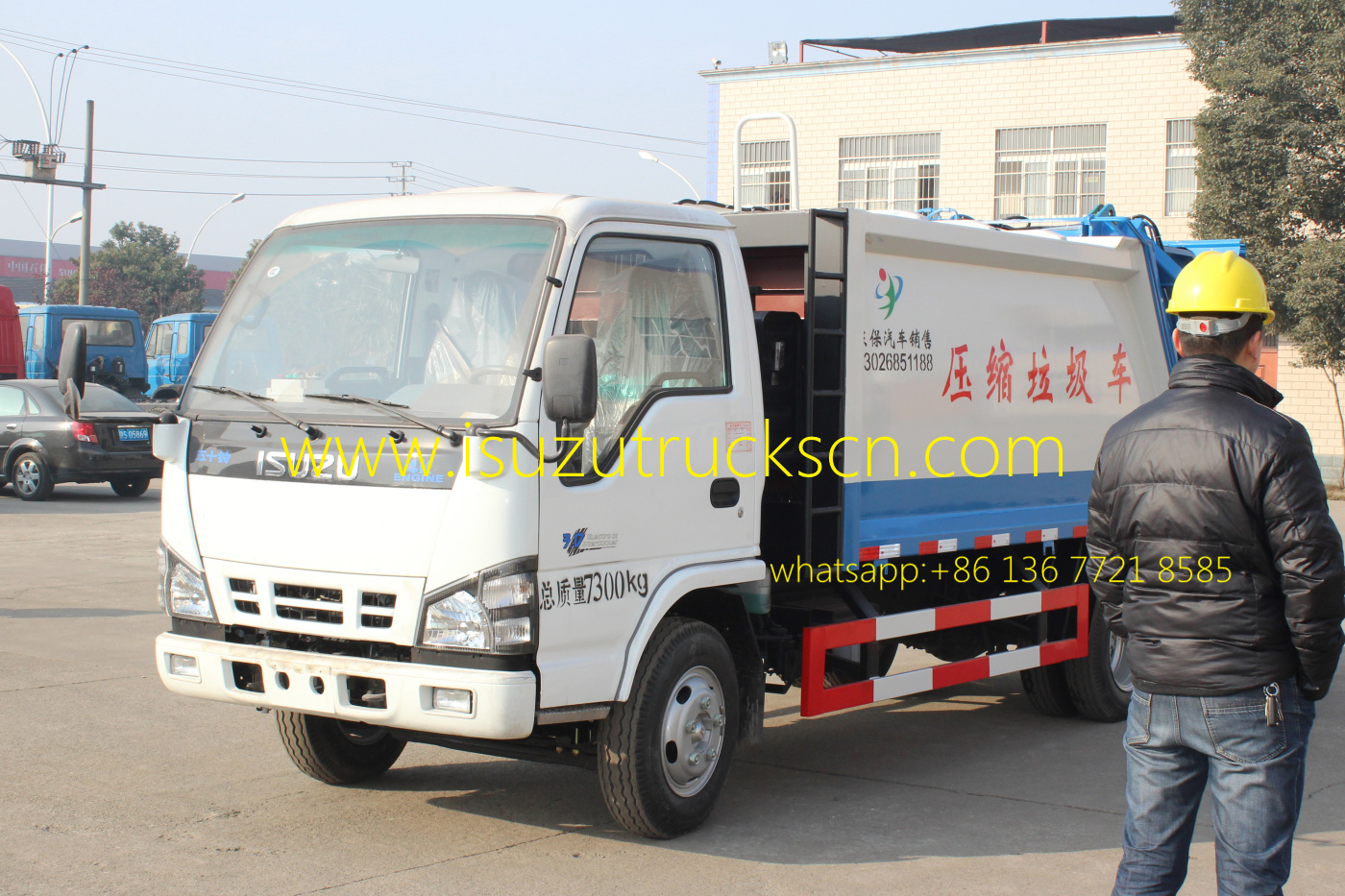 3 Ton Isuzu Garbage Truck With Compactor details pictures