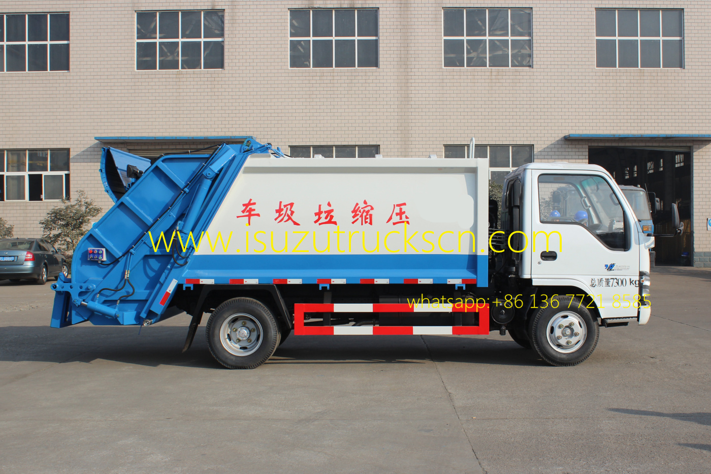 3 Ton Isuzu Garbage Truck With Compactor details pictures