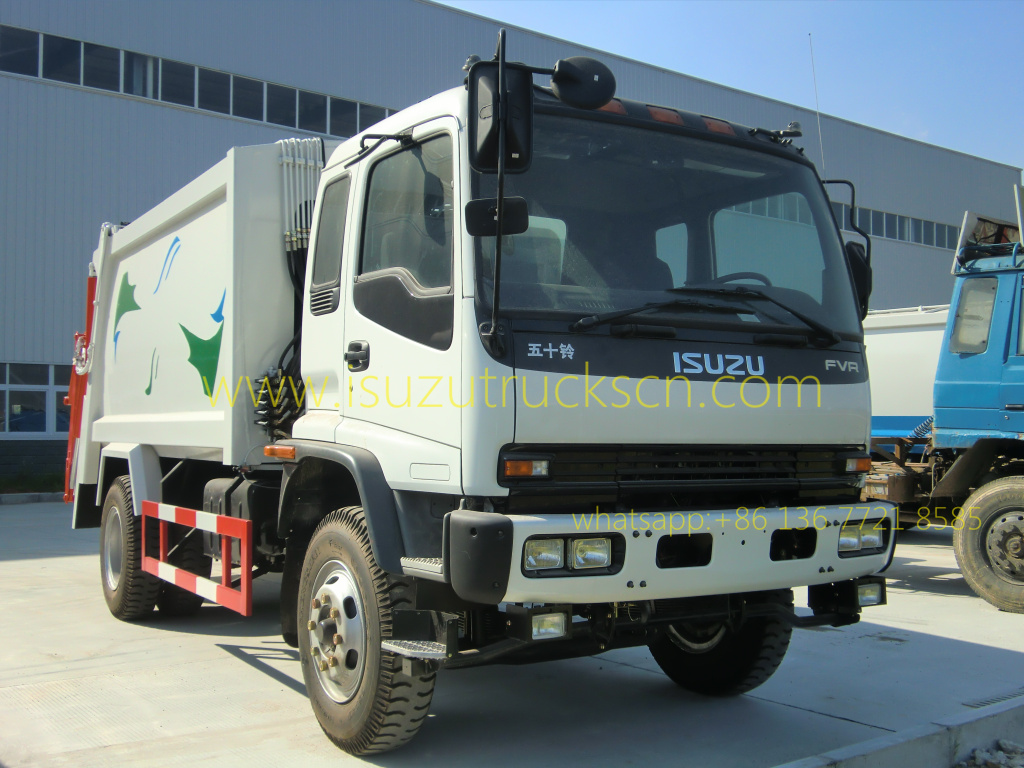 Customer made 12CBM 10cbm waste compactor truck Isuzu