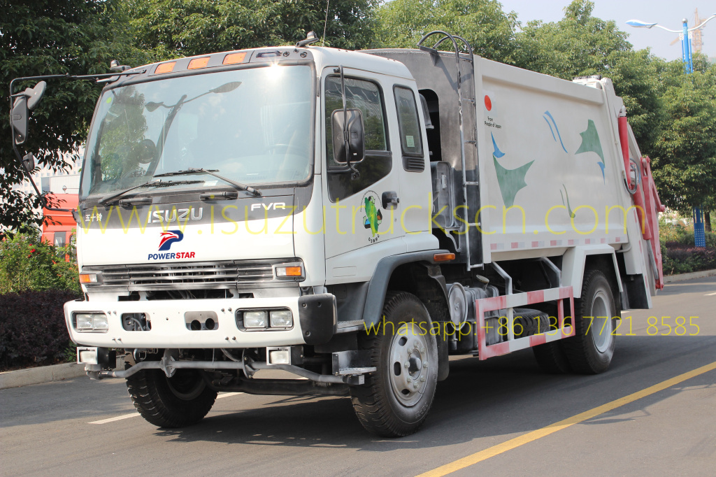 Garbage Compactor Vehicle Isuzu 14CBM specifications and picture
