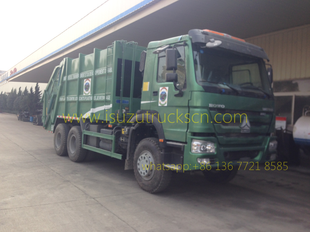 Refuse collector Garbage Compactor SINOTRUK (20 CBM) specification and pictures