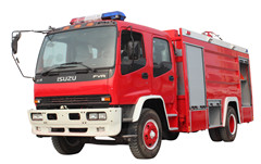 Foam fire vehicle Isuzu