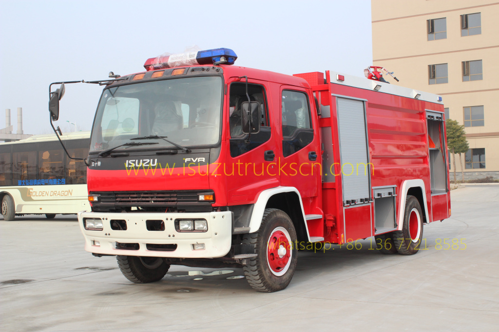 Water Foam Fire truck Isuzu Fire vehicle Manufacturer supplier