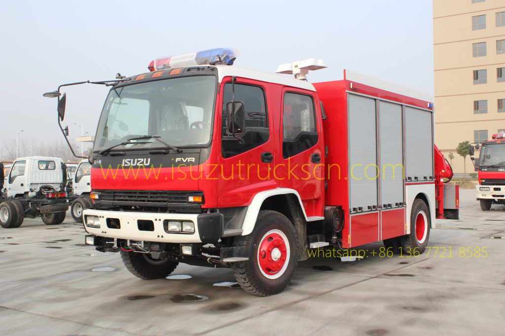 Emergency Rescue Fire Trucks Rescue Tender Truck ISUZU Specifications and pictures