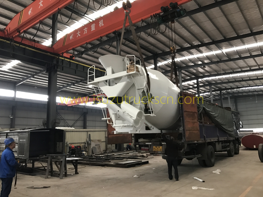 packing the Hydraulic transit mixer drum from factory