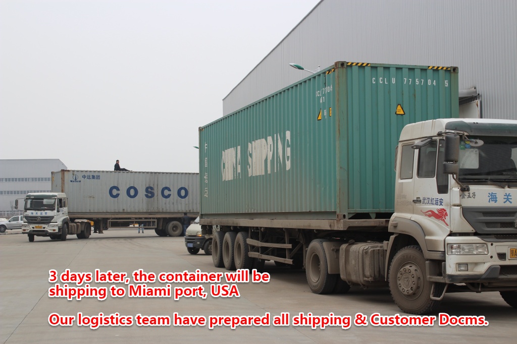 SHIPMENT for road sweeper kit street sweeper super structure
