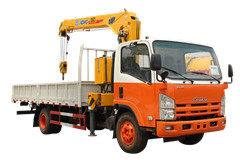 Lorry truck mounted crane Isuzu trucks with crane