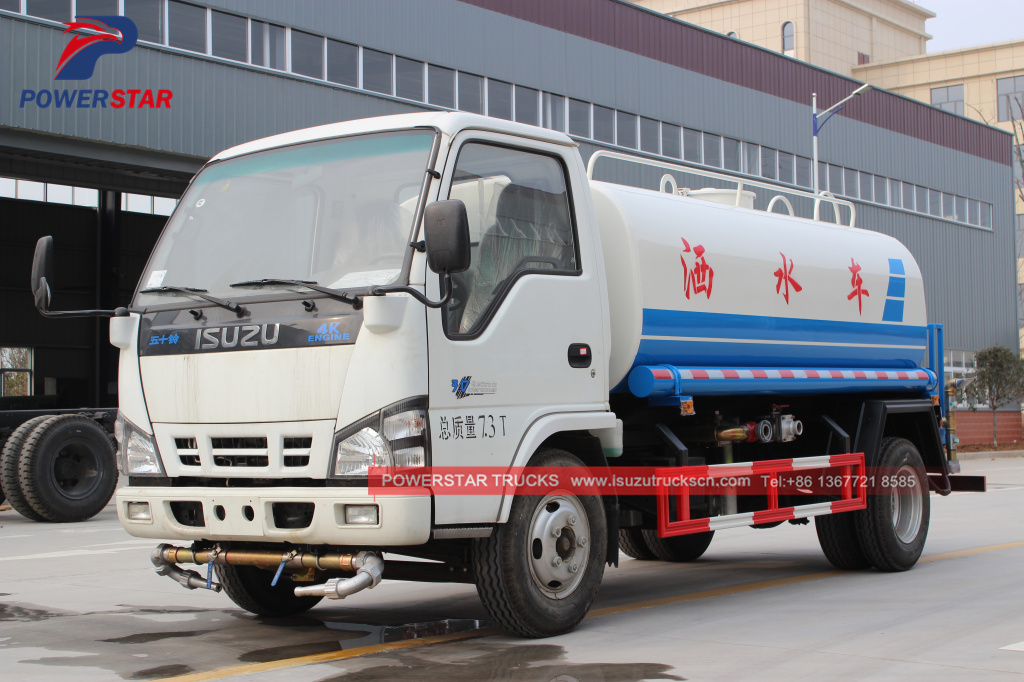 Water Spray Bowser Isuzu 5cbm trucks for sale 